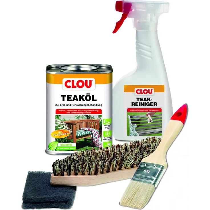 Clou Teakholz Pflege SET