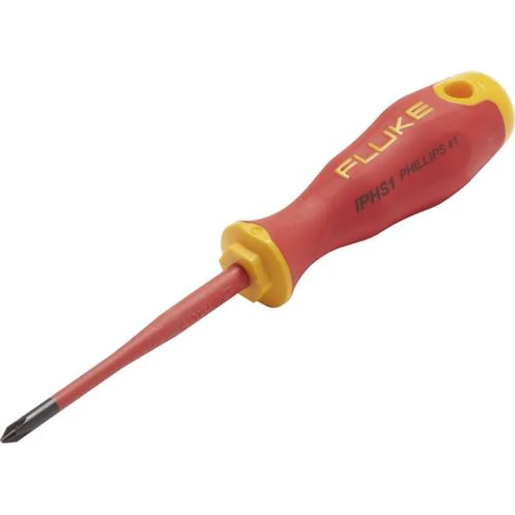 Fluke Kreuzschlitzschraubendreher Nr. 1. Für 1000 VAC und 1500 VDC zugelassen, IPHS1