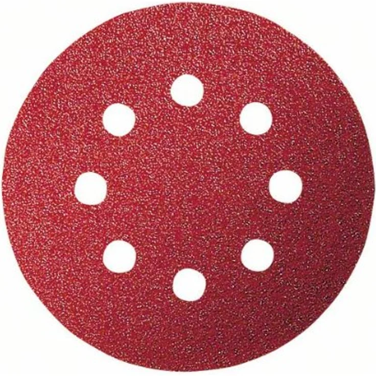 Bosch Schleifblatt (für Exzenterschleifer verschiedene Materialien, 5 Stück, Ø 125 mm, Körnung 60) – Bild 1