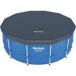 Bestway Flowclear Abdeckplane, für Frame Pool Ø366 cm und Stahlwand Pool Ø360 cm