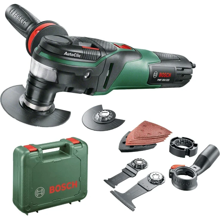 Bosch Multifunktionswerkzeug PMF 350 S 350 Watt, für Starlock und Starlock Plus Zubehör, im Koffer – Bild 2