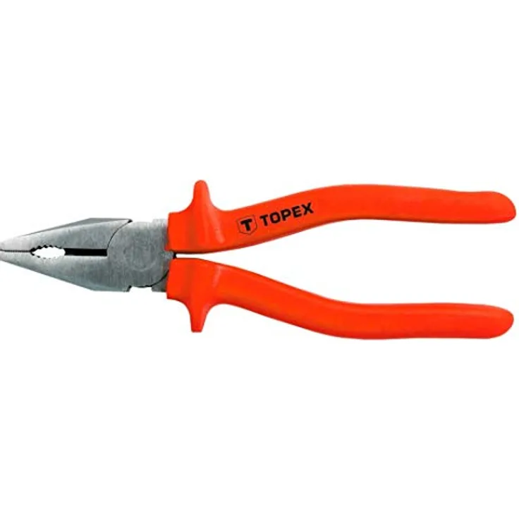 TOPEX 10 Zangen Professionelle Elektriker Seitenschneider 180 mm-1000 V Zange Kombination ? Spitzzange, Wandhalter