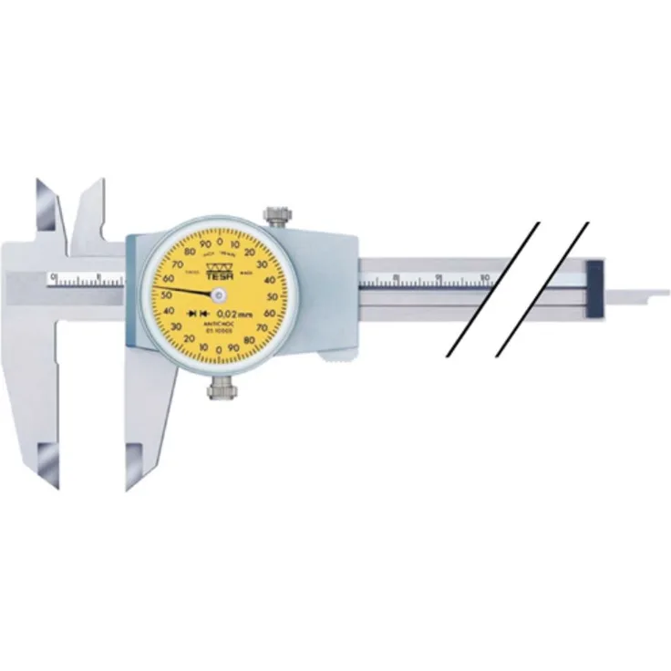 Tesa Messschieber mit Rundskale 150 mm 0,01 mm (510050)