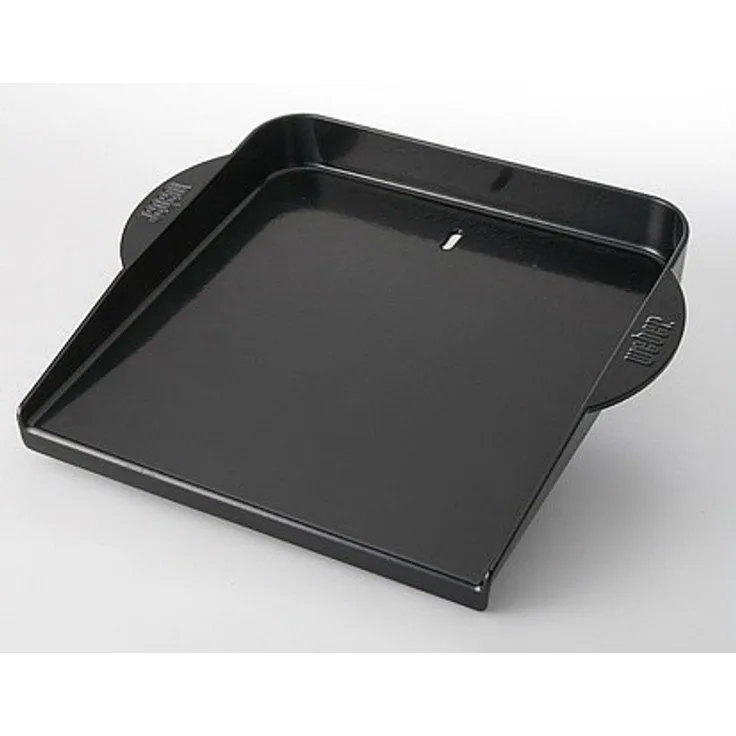 Weber Bräter Original Plancha-Bräter Grillplatte, schwarz