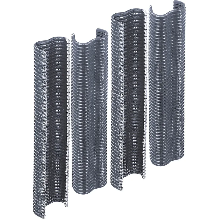 GAH-Alberts 531010 Drahtklammer | zinkphosphatiert, anthrazit kunststoffbeschichtet | Breite 22 mm | 200er Set