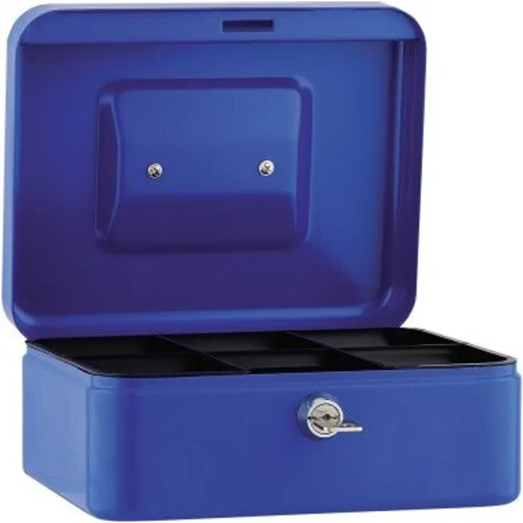SOENNECKEN Geldkassette blau 20x9x16cm