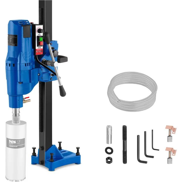 MSW - Kernbohrgerät Kernbohrmaschine Kernbohrer Nass Trocken Bohren 255 mm 4.350 W
