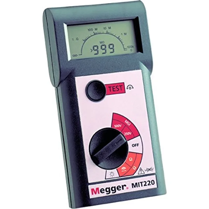 Megger MIT220 Isolationsmessgerät 250 V, 500 V 999 M 