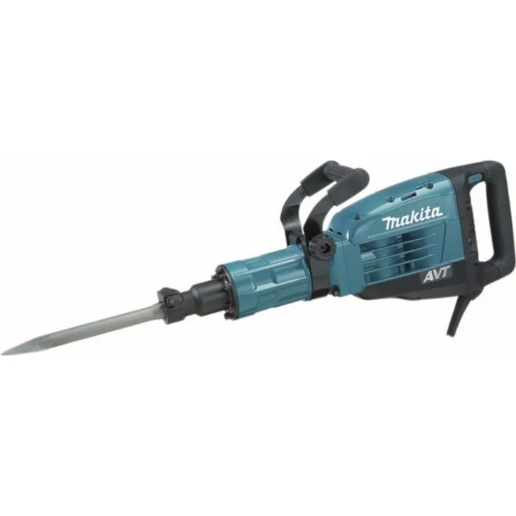 Makita HM1317C Stemmhammer 1510 W 30 mm Sechskant 25 J 730-1450 Schläge/min. mit Transportkoffer, Spitzmeißel P-05549, Bohrerfett