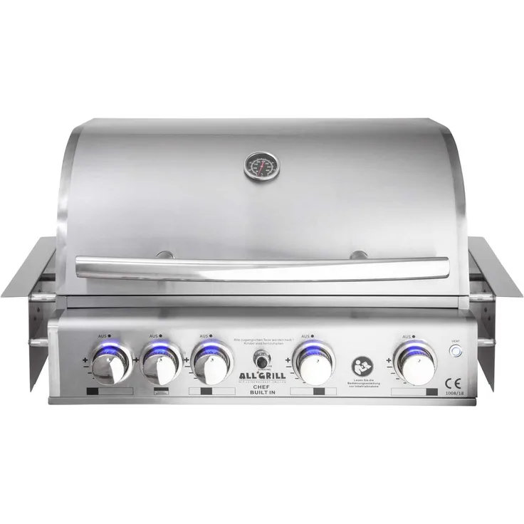 Allgrill Top-Line Chef XL Built-In Einbaugrill Gasgrill mit Air System Edelstahl