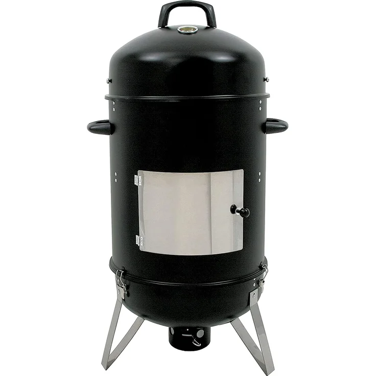 BBQ-Toro Räuchertonne Hickory, Ø 46 cm Räucherofen Smokertonne – Bild 1