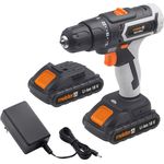 Meister Akku-Bohrschrauber (2 x 1,5 Ah) mit Ladegerät im Kunststoffkoffer