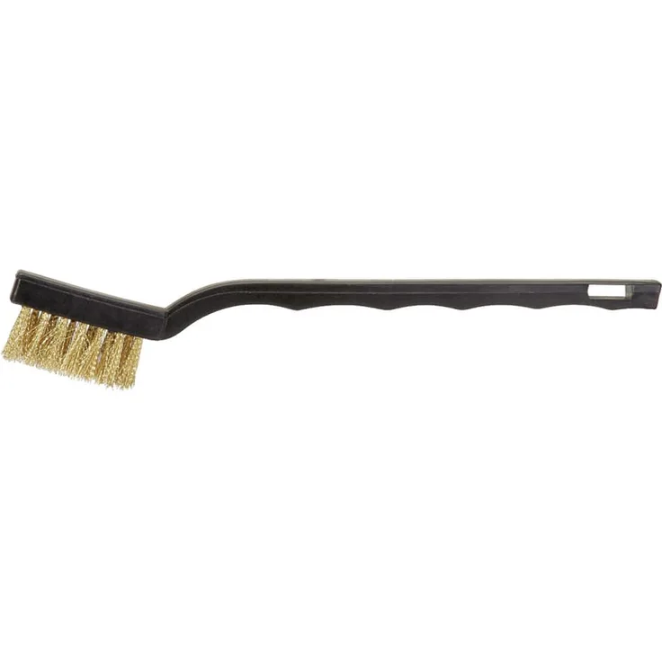 KS Tools 201.2316 Messingdraht Zündkerzen-Drahtbürste-2-reihig, 170mm