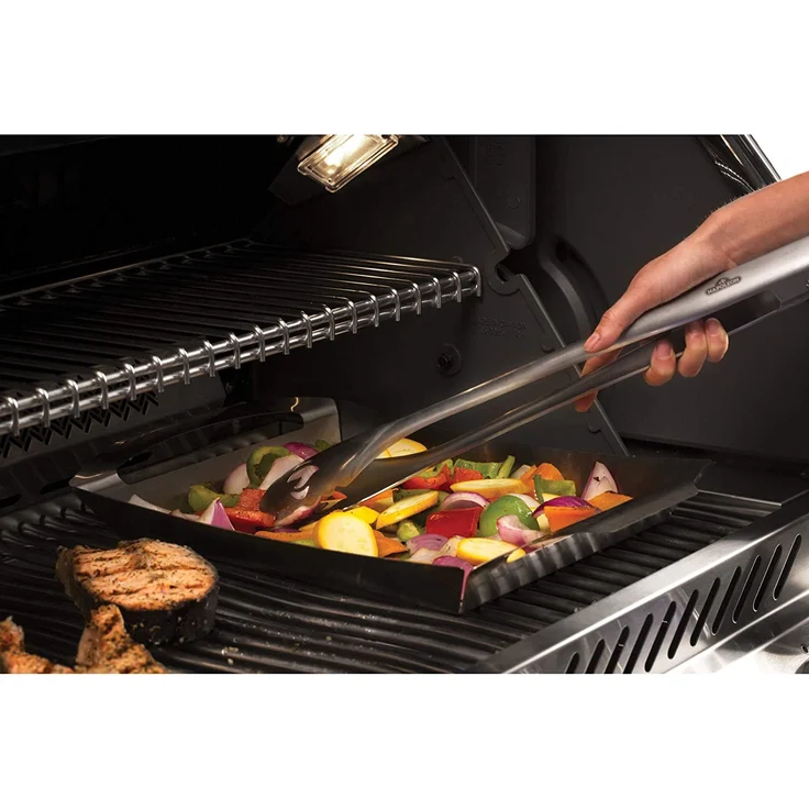 Napoleon 70034 Commercial Grillbesteckset Grillwerkzeug, Edelstahl, 3 Stück – Bild 3