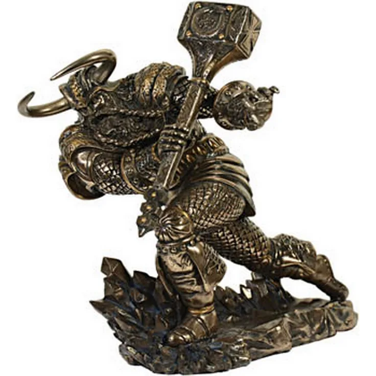Dekofigur bronziert - Modell Thor - Bronzefigur Figur Deko Wohndeko Statue Gott