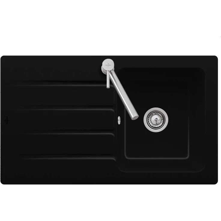 Villeroy & Boch Architectura 50 - 3350 01 J0 Chromit Keramikspüle Handbetätigung