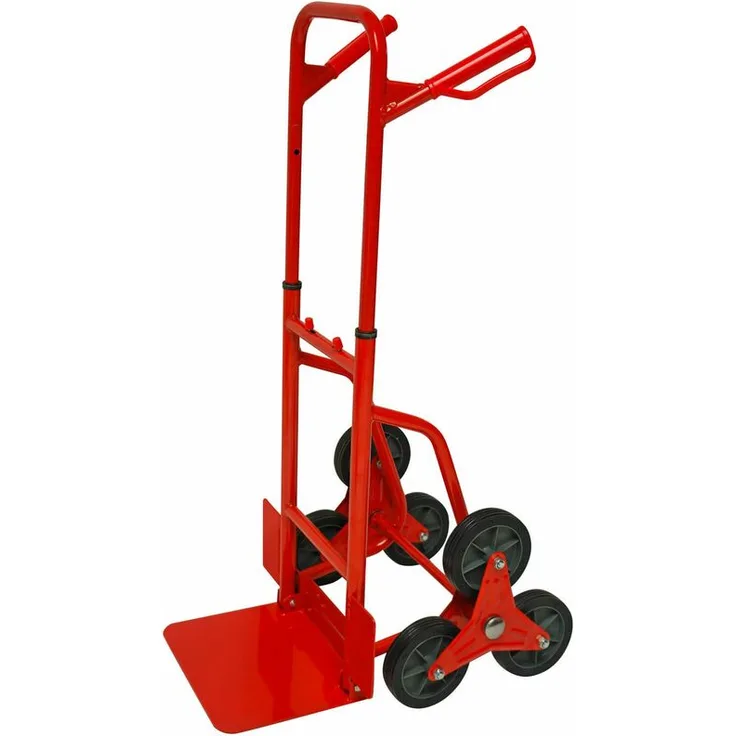 Stahlrohr Treppenkarre 3-Räder Transportkarre Treppensteiger Sackkarre 120kg