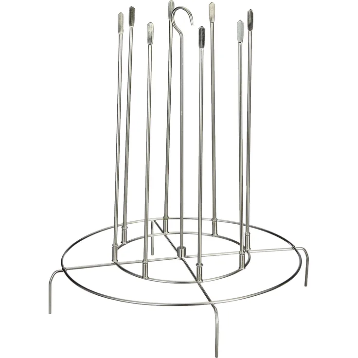 Char-Broil 140 770 Grillspießhalter, Edelstahl