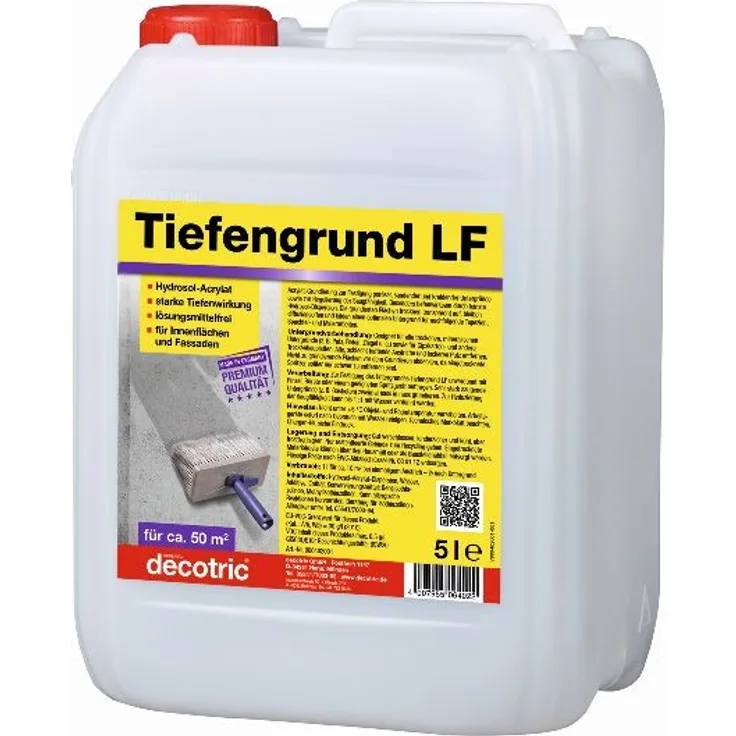 Decotric Tiefengrund LF 5 l, Hydrosol-Acrylat, lösemittelfrei