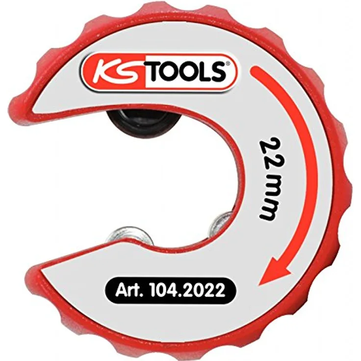 KS Tools 104.2028 Kupferrohr Ratschen-Rohrabschneider, 28mm
