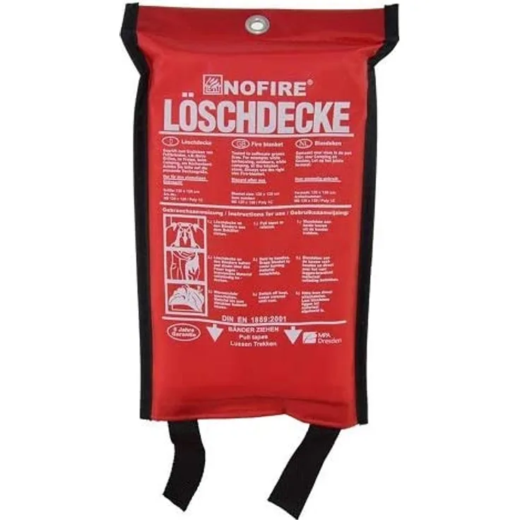 Löschdecke NoFire 120x120 cm