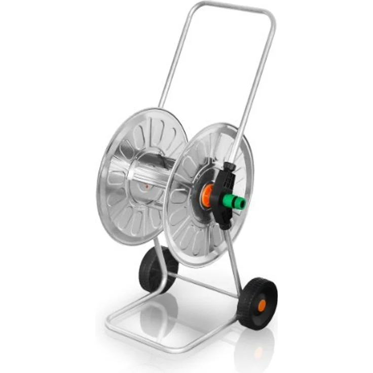 Bradas 212 60 m Schlauch Spule Trolley 212 ZN Agrati, silber, 48 x 43 x 88 cm Bewässerungszubehör