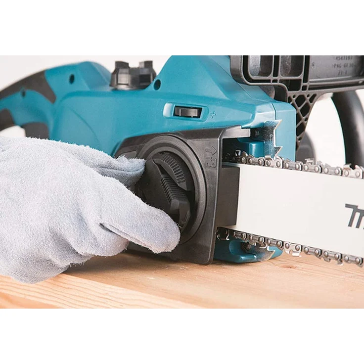Makita UC4041A Elektro-Kettensäge 40 cm Schwertlänge, 1.800 Watt Leistung, Kettenteilung 3-8'', Schwarz, Blau – Bild 5