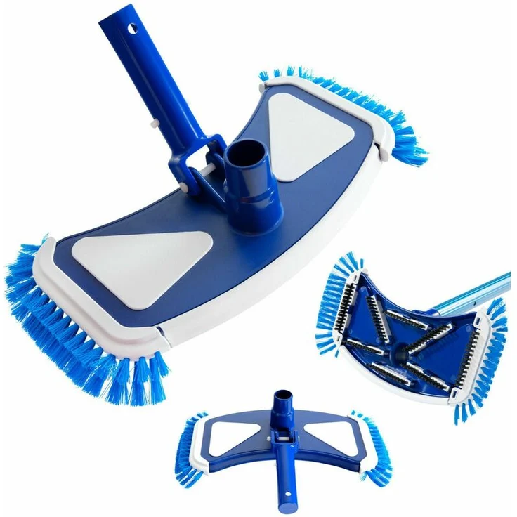 AREBOS Pool Bürste Bodensauger Poolreiniger Reiniger Poolsauger Bodenreiniger - Blau