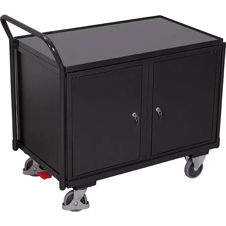 Variofit Werkstattwagen mit 1 Ladefläche, RAL 7016 - sw-600.604-AG - 40356940...