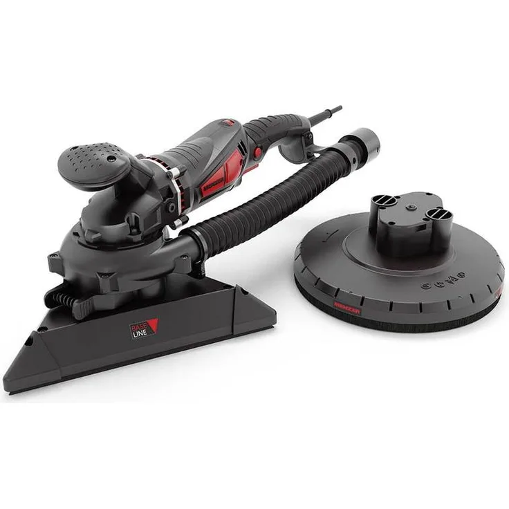 MENZER Trockenbauschleifer TSW 225 mit Wechselkopfsystem - inkl. Schleifscheiben-Set