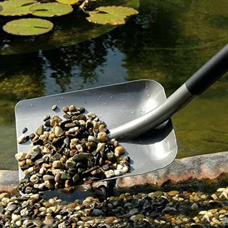 Fiskars Schaufel, Breite 23,5 cm, Länge 132 cm, Stahl-Blatt und Stiel, Schwarz-Grau, Ergonomic, 1001579 - Preisvergleich – Bild 3