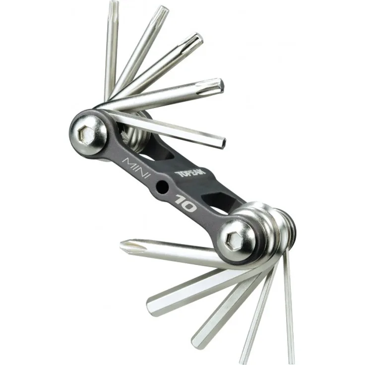 Topeak Mini 10 - 10 Funktionen - Multitool für Biken - Multitool - 10 Funktionen (15400051)