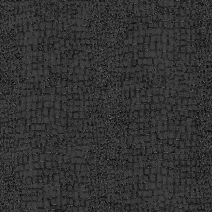 Superfresco Easy - Krokodil - Schwarz - Vliestapete - 10m x 52cm