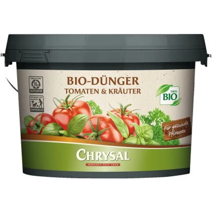 CHRYSAL Bio-Dünger Tomaten & Kräuter 1kg NPK 5+2+6 Düngemittel