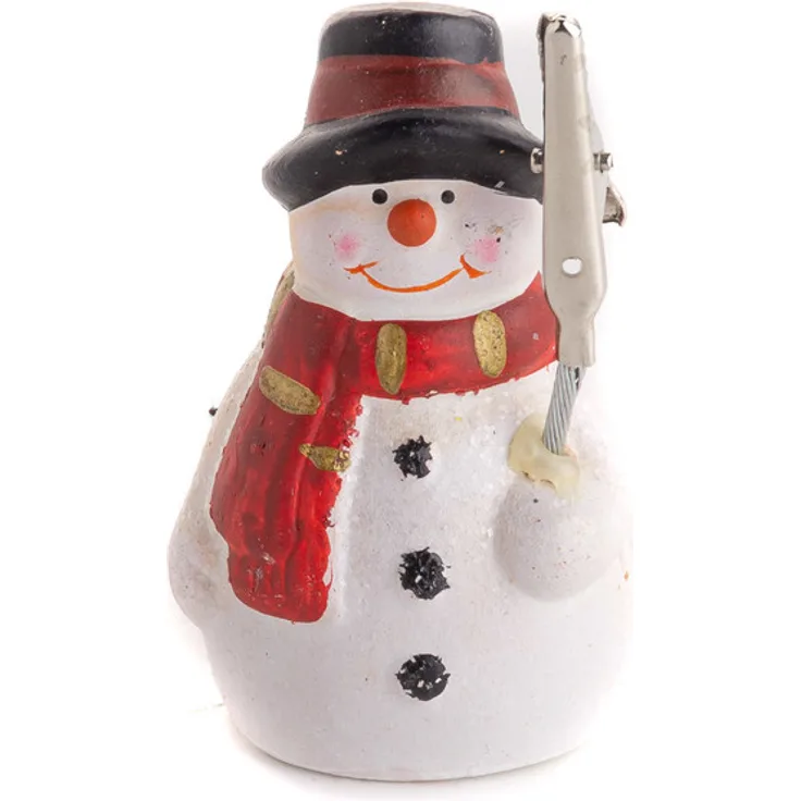 Weihnachtskartenhalter sortiert, Weihnachtsmann, Schneemann, Engel und Rentier