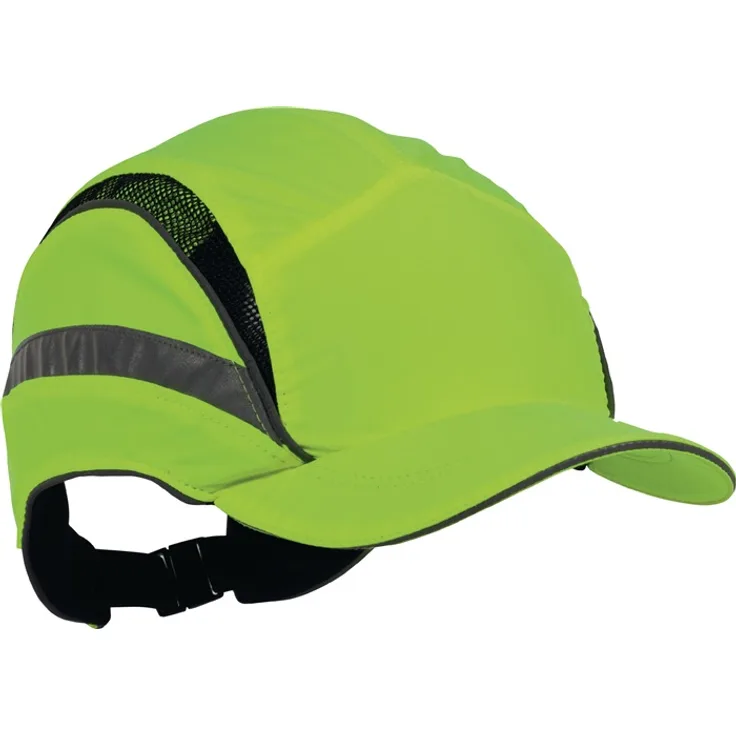 Anstoßkappe First Base 3 Classic Hi-Vis 52-65cm signalgelb 100%PES