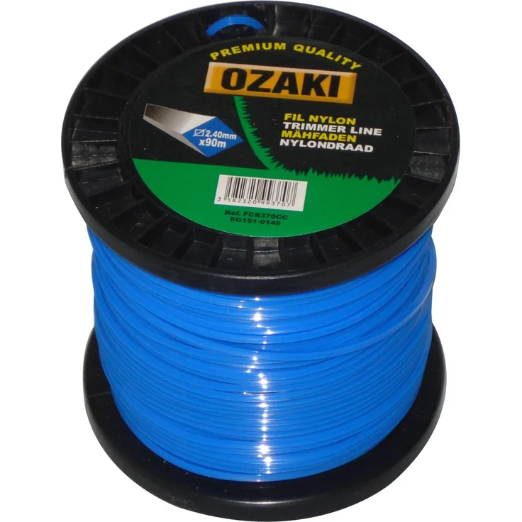 Ozaki 151 - 0149 Nylonschnur auf Spule, 2,4 mm x 90 m