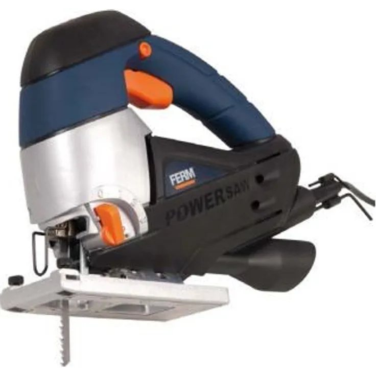 FERM Pendelhubstichsäge 710W - 4 Pendelpositionen - Max. 110 mm Schnittstärke in Holz - Inkl. 3 Sägeblattern, Parallelanschlag und Staubzugsadapter