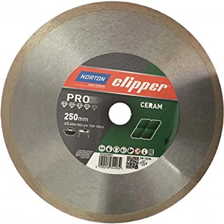 Norton Clipper 70184625097 Diamanttrennscheibe MD 120C 250x3mm