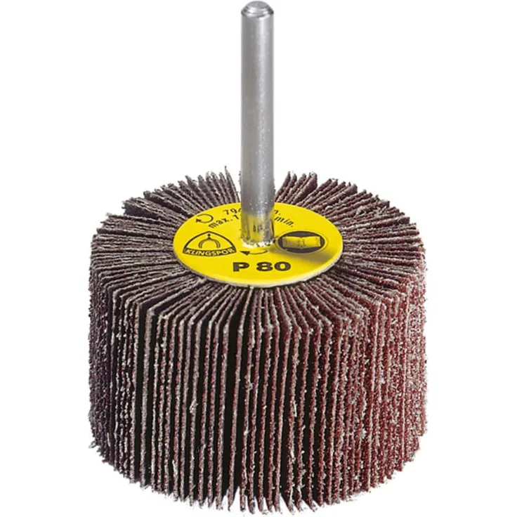 KLINGSPOR 13158 Kleinschleifmop KM 613, 80X40X6 mm, 1 Stk. Korn: 40