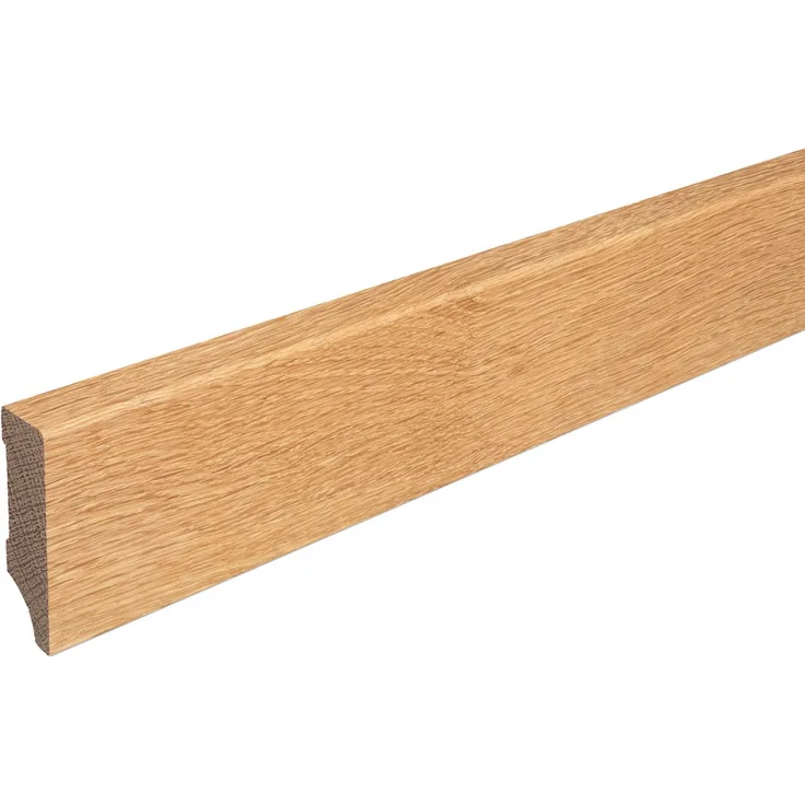 REESE Kehlleisten GmbH Sockelleiste Massiv Holz Eiche natur geölt Weimarer Profil Modern 60mm