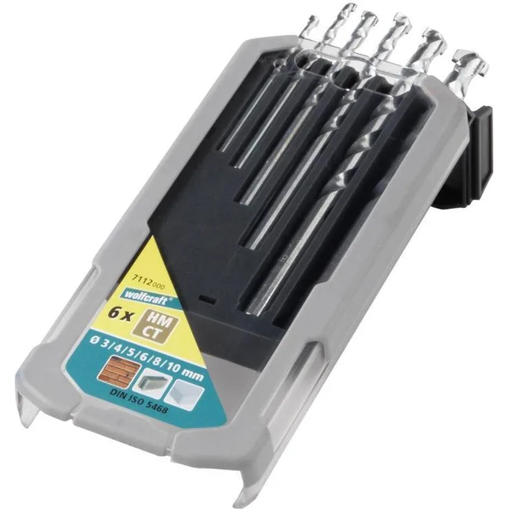 1 Steinbohrer-Set HM 6-tlg. ø3-10mm