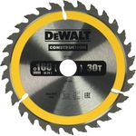 Dewalt Bau-Kreissägeblatt für Handkreissägen (160-20, 30WZ, für universellen Einsatz auf Handkreissägen, 1 Stück) DT1932-QZ