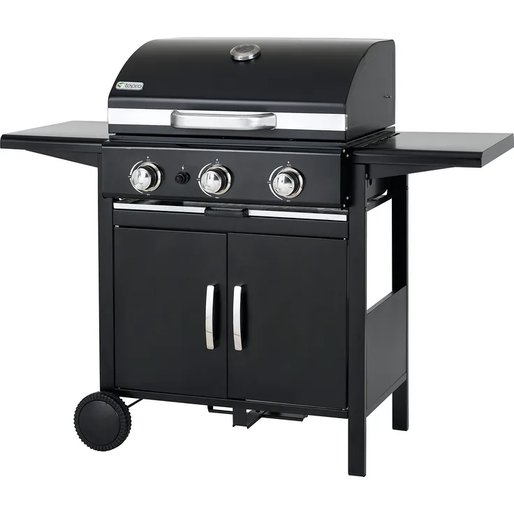 Tepro Gasgrill Mayfield, 3 Edelstahl-Brenner, je ca. 3 kW, Gesamtleistung max. 9 kW, Grillfläche: ca. 55 x 44 cm, Warmhaltefläche: ca. 54 x 24 cm 58 x 72 x 46 cm, 3152
