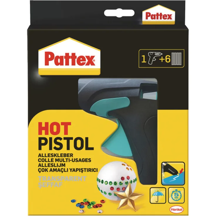 Pattex Hot Pistol Starterset Heißklebepistole (1425723)