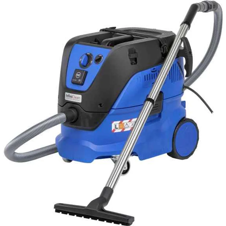 Nilfisk 107412103 Naß- Trockensauger Attix 33-2L IC, automatisches Filterabreinigungssystem, (1400 W, 230 V), blau Beutel 30 Liter – Bild 1