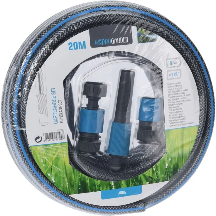 Koopman International Gartenschlauch 20m mit Anschlüssen