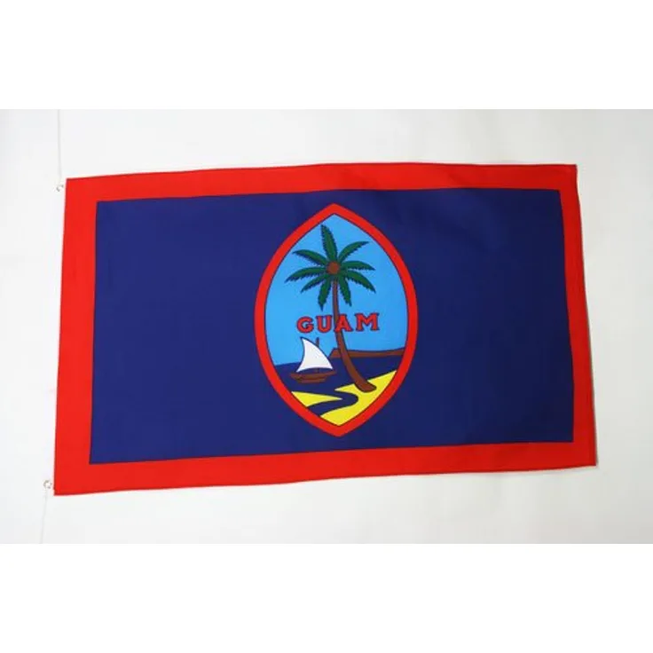 AZ FLAG Flagge Guam 90x60cm - AMERIKANISCHE Fahne 60 x 90 cm - flaggen Top Qualität