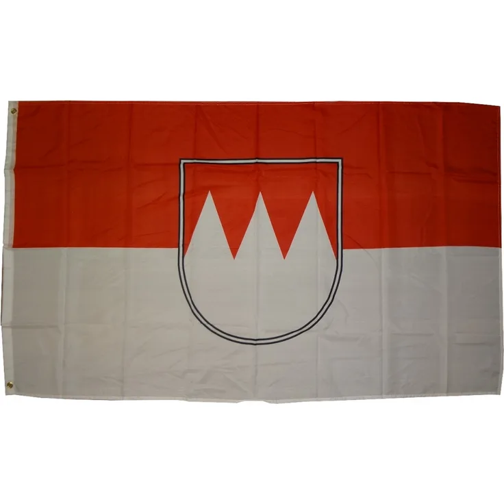 XXL Flagge Franken 250 x 150 cm Fahne mit 3 Ösen 100g/m² Stoffgewicht Hissflagge Hiss