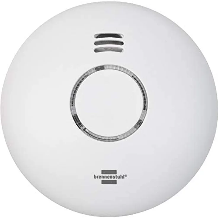 BrennenstuhlConnect WiFi Rauch-und Hitzewarnmelder WRHM01 mit App-Benarichtigung WLAN Rauchmelder inklusive 2x Batterien, EN 14604 – Bild 1